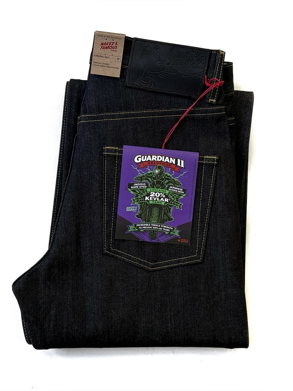 Naked & Famous Denim Guardian 2 Selvedge - Strong Guy Jeans